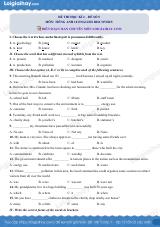 Đề thi học kì 2 Tiếng Anh 10 English Discovery - Đề số 5